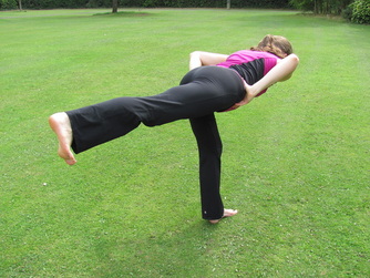 Ann Morley Yoga - virabhadrasana III, Warrior 3